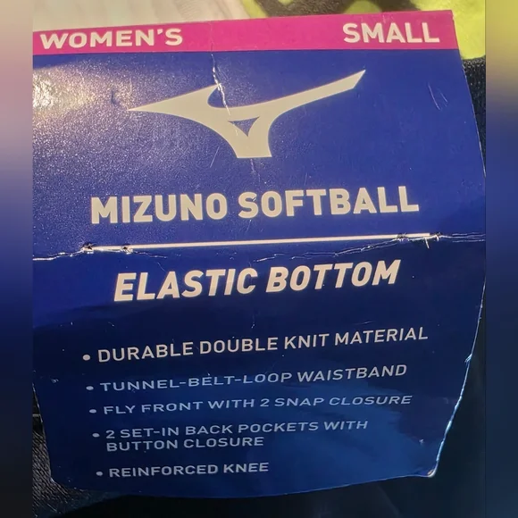 Mizuno Women Dark Blue Softball Joggers Size Small - Picture 9 of 10